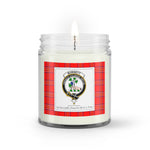 Soy Wax Candle - Buffalo Plaid Candle Clan Crest Badge Burnett Modern Tartan Plaid Soy Wax Candle, oil candle, candle handmade, wax candle, soy wax, nature wax, natural soy wax, natural soy candles, natural candle