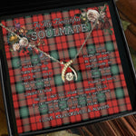 To My Beautiful Soulmate Necklace In Your Eyes I Have Found My Home Clan Kerr Ancient Tartan Wishbone Dancing Necklace