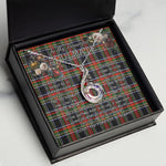 To My Beautiful Soulmate Necklace In Your Eyes I Have Found My Home Clan Fulton Tartan Rising Phoenix Necklace
