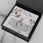 Rising Phoenix Necklace - Mom Necklace Gift, You Are The World Necklace, Mother's Day Gift, Mother Daughter Neckalce