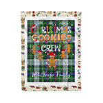 Personalized Gift Tartan Plaid Blanket Clan MacKenzie Dress Modern With Christmas Cookie Baking Crew Christmas Gift Blanket, Plaid Blanket, Christmas Fleece Blanket, Christmas Blanket, Tartan Blanket, Scottish Blanket, Scotland Blanket, Family Name Blanket, Custom Blanket, Personalized Blanket