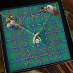 To My Beautiful Soulmate Necklace In Your Eyes I Have Found My Home Clan Irvine Ancient Tartan Wishbone Dancing Necklace