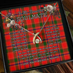 To My Beautiful Soulmate Necklace In Your Eyes I Have Found My Home Clan Munro Tartan Wishbone Dancing Necklace