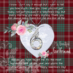 Rising Phoenix Necklace - Valentine Necklace Clan Crawford Tartan Gift for Girlfriend, Gift for My Wife Rising Phoenix Necklace
