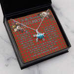 Sea Turtle Necklace To My Beautiful Soulmate Necklace In Your Eyes I Have Found My Home Clan MacAlister of Glenbarr Tartan Blue Turtle Necklace