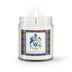 Soy Wax Candle - Buffalo Plaid Candle Carnegie Ancient Family Crest Tartan Plaid Soy Wax Candle, oil candle, candle handmade, wax candle, soy wax, nature wax, natural soy wax, natural soy candles, natural candle