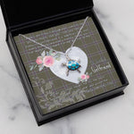 Sea Turtle Necklace Gift for My Beautiful Girlfriend Valentines Necklace Clan Renn Faire Tartan Blue Turtle Necklace