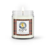 Soy Wax Candle - Buffalo Plaid Candle Clan Badge Cumming Hunting Weathered Tartan Plaid Soy Wax Candle, oil candle, candle handmade, wax candle, soy wax, nature wax, natural soy wax, natural soy candles, natural candle