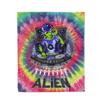 Scotstee Shop - Scotstee Shop Blanket Alien Music DJ Tie Dye Hippie Fleece Blanket