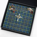 To My Beautiful Soulmate Necklace In Your Eyes I Have Found My Home Clan Lamont Ancient Tartan Cross Dancing Necklace