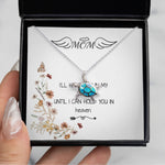Opal Turtle Necklace - Mom Necklace - I'll Hold You In My Heart Mother's Day Gift