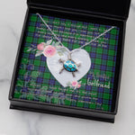 Sea Turtle Necklace Gift for My Beautiful Girlfriend Valentines Necklace Clan Graham Of Menteith Tartan Blue Turtle Necklace