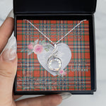 Rising Phoenix Necklace - Valentine Necklace Clan MacFarlane Ancient Tartan Gift for Girlfriend, Gift for My Wife Rising Phoenix Necklace