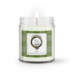 Soy Wax Candle - Buffalo Plaid Candle Clan Crest Badge Cunningham Dress Green Dancers Tartan Plaid Soy Wax Candle, oil candle, candle handmade, wax candle, soy wax, nature wax, natural soy wax, natural soy candles, natural candle