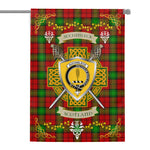 House Flag - Auchinleck Irish Shield Celtic Cross Tartan Garden Flag St Patrick's Day Garden Flag