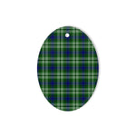 Spottiswood Tartan Oval Ornaments, Christmas Tree Ornament, Plaid Christmas Ornaments, Ceramic Oval Christmas Tree Decoration, Tartan Oval Ornaments, Christmas Tree Ornament, Plaid Christmas Ornaments, Ceramic Oval Christmas Tree Decoration
