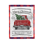 Tartan Blanket Vintage Red Truck with Christmas Tree Family Scottish Clan Hamilton plaid blanket, red plaid blanket, buffalo plaid blanket, green plaid blanket, plaid fleece blanket, blue plaid blanket, red tartan blanket, tartan plaid blanket, black and white plaid blanket, , christmas plaid blanket, orange plaid blanket, tartan plaid throw blanket, pink plaid blanket, brown plaid blanket, buffalo check blanket