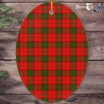 Adair Tartan Oval Ornaments, Christmas Tree Ornament, Plaid Christmas Ornaments, Ceramic Oval Christmas Tree Decoration, Tartan Oval Ornaments, Christmas Tree Ornament, Plaid Christmas Ornaments, Ceramic Oval Christmas Tree Decoration