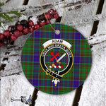 Adam Scottish Clan Plaid Ornament Gift. Christmas Tree Ornament Adam Clan Tartan Ornament Great Christmas Ornaments Gift - Scotstee Shop