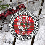 Adamson Clan Tartan Crest Badge Plaid Ornament Gift. Christmas Tree Ornament Adamson Clan Tartan Ornament Great Christmas Ornaments Gift - Scotstee Shop