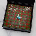 Sea Turtle Necklace To My Beautiful Soulmate Necklace In Your Eyes I Have Found My Home Clan Cumming Modern Tartan Blue Turtle Necklace