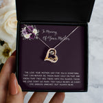 To Daughter Necklace, Daughter loss of mom necklace gift, mother passing, loss of mother, sympathy In Memory Of Your Mother Necklace Forever Love Necklace