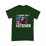 Scotstee Shop - Thank You Veteran US Flag Soldiers Vintage Men Gift 4th Of July Shirt