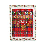 Personalized Gift Tartan Plaid Blanket Clan MacGillivray With Christmas Cookie Baking Crew Christmas Gift Blanket, Plaid Blanket, Christmas Fleece Blanket, Christmas Blanket, Tartan Blanket, Scottish Blanket, Scotland Blanket, Family Name Blanket, Custom Blanket, Personalized Blanket