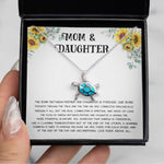 Opal Turtle Necklace - Mom Necklace, Mother Daughter Necklace, Gift For Mom, Mom Necklace, Birthday Gift Necklace