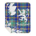 Sherpa Blanket - Tartan Blanket Thistle and Lion Scottish Clan US Marine Plaid Blanket, plaid sherpa blanket queen,purple sherpa blanket,queen sherpa blanket,queen size sherpa blanket,red sherpa blanket,scottish tartan blankets,sherpa blanket,sherpa christmas blanket