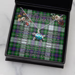 Sea Turtle Necklace To My Beautiful Soulmate Necklace In Your Eyes I Have Found My Home Clan MacKenzie Dress Modern Tartan Blue Turtle Necklace