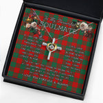 To My Beautiful Soulmate Necklace In Your Eyes I Have Found My Home Clan Erskine Tartan Cross Dancing Necklace