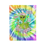 Scotstee Shop - Scotstee Shop Blanket Alien Dreams Rainbow Hippie Fleece Blanket
