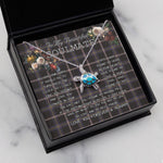 Sea Turtle Necklace To My Beautiful Soulmate Necklace In Your Eyes I Have Found My Home Clan Navy Dress Blue Tartan Blue Turtle Necklace