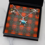 Sea Turtle Necklace To My Beautiful Soulmate Necklace In Your Eyes I Have Found My Home Clan Crosby Tartan Blue Turtle Necklace
