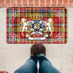 Doormat - Welcome Mat Scottish Drummond Of Strathallan Tartan Door Mat, Plaid Doormat