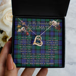 To My Beautiful Soulmate Necklace In Your Eyes I Have Found My Home Clan Blackwatch Modern Tartan Forever Love Necklace