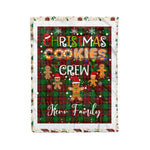 Personalized Gift Tartan Plaid Blanket Clan Kerr Modern With Christmas Cookie Baking Crew Christmas Gift Blanket, Plaid Blanket, Christmas Fleece Blanket, Christmas Blanket, Tartan Blanket, Scottish Blanket, Scotland Blanket, Family Name Blanket, Custom Blanket, Personalized Blanket