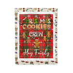Personalized Gift Tartan Plaid Blanket Clan Hay Modern With Christmas Cookie Baking Crew Christmas Gift Blanket, Plaid Blanket, Christmas Fleece Blanket, Christmas Blanket, Tartan Blanket, Scottish Blanket, Scotland Blanket, Family Name Blanket, Custom Blanket, Personalized Blanket