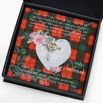 Gift For My Beautiful Girlfriend Necklace Valentine Necklace Clan Cruickshanks Tartan Cross Dancing Necklace Scottish Tartan Jewelry