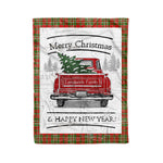 Tartan Blanket Vintage Red Truck with Christmas Tree Family Scottish Clan Langlands plaid blanket, red plaid blanket, buffalo plaid blanket, green plaid blanket, plaid fleece blanket, blue plaid blanket, red tartan blanket, tartan plaid blanket, black and white plaid blanket, , christmas plaid blanket, orange plaid blanket, tartan plaid throw blanket, pink plaid blanket, brown plaid blanket, buffalo check blanket