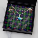 Sea Turtle Necklace To My Beautiful Soulmate Necklace In Your Eyes I Have Found My Home Clan Sutherland Tartan Blue Turtle Necklace