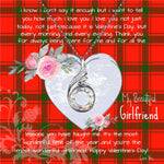 Rising Phoenix Necklace - Valentine Necklace Clan Darroch Tartan Gift for Girlfriend, Gift for My Wife Rising Phoenix Necklace