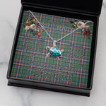 Sea Turtle Necklace To My Beautiful Soulmate Necklace In Your Eyes I Have Found My Home Clan MacFarlane Hunting Tartan Blue Turtle Necklace