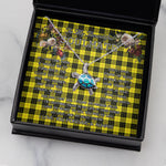 Sea Turtle Necklace To My Beautiful Soulmate Necklace In Your Eyes I Have Found My Home Clan MacLeod of Lewis Modern Tartan Blue Turtle Necklace