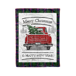 Tartan Blanket Vintage Red Truck with Christmas Tree Family Scottish Clan Morrison plaid blanket, red plaid blanket, buffalo plaid blanket, green plaid blanket, plaid fleece blanket, blue plaid blanket, red tartan blanket, tartan plaid blanket, black and white plaid blanket, , christmas plaid blanket, orange plaid blanket, tartan plaid throw blanket, pink plaid blanket, brown plaid blanket, buffalo check blanket