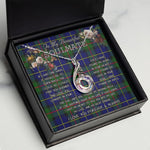 To My Beautiful Soulmate Necklace In Your Eyes I Have Found My Home Clan MacLeod Tartan Rising Phoenix Necklace