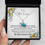 Opal Turtle Necklace - Mother-In-Law Necklace, Mother In Law Necklace Gift - Man Of My Dream Necklace From Your Daughter In Law