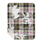 Sherpa Blanket - Tartan Blanket Thistle and Lion Scottish Clan MacPherson Dress Ancient Plaid Blanket, plaid sherpa blanket queen,purple sherpa blanket,queen sherpa blanket,queen size sherpa blanket,red sherpa blanket,scottish tartan blankets,sherpa blanket,sherpa christmas blanket
