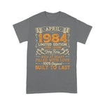 Vintage 37th Birthday April 1984 Shirt 37 Years Old Gift Birthday Shirt - Scotstee Shop